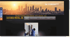 Desktop Screenshot of californiamovinginc.com
