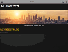 Tablet Screenshot of californiamovinginc.com